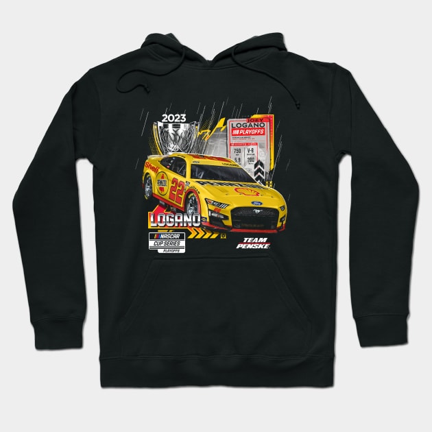 Joey Logano Series Playoffs Hoodie by art.Hamdan